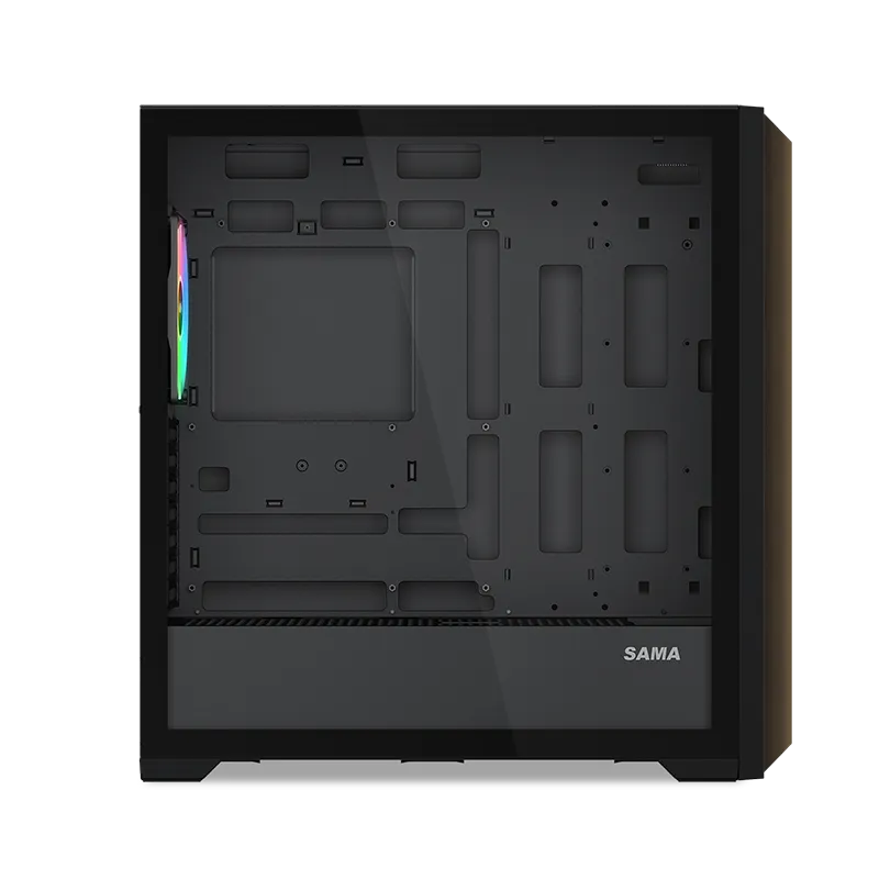 Корпус Sama Z60 [Midi Tower, 4×140 мм ARGB, черный]