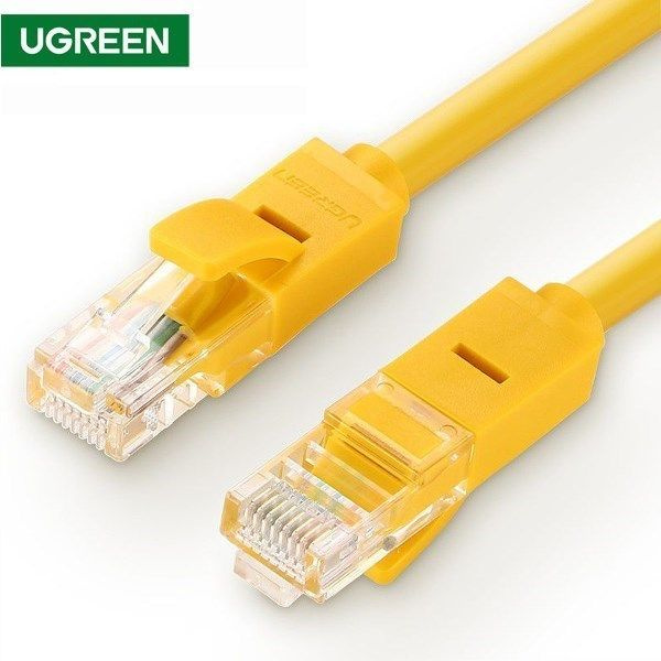 Патч-корд UGREEN Cat 5e U/UTP 3m (Yellow) 11232 Желтый