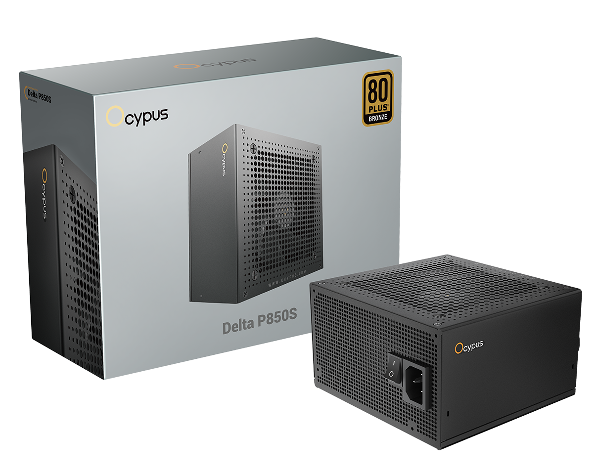 Блок питания Ocypus Delta P850S 850W (Delta-P850S-BDFBK025X-EU) [850 Вт, 80 PLUS Bronze, ATX]