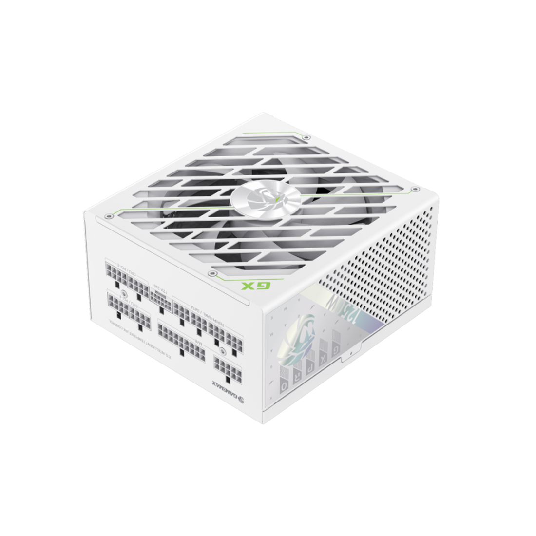 Блок питания GameMax GX PRO 1250G WH (2121-1250B0026) [1250 Вт, 80 PLUS Gold, 10x SATA, 4 x 6+2 pin PCIe, 2x 4+4 pin CPU, ATX]