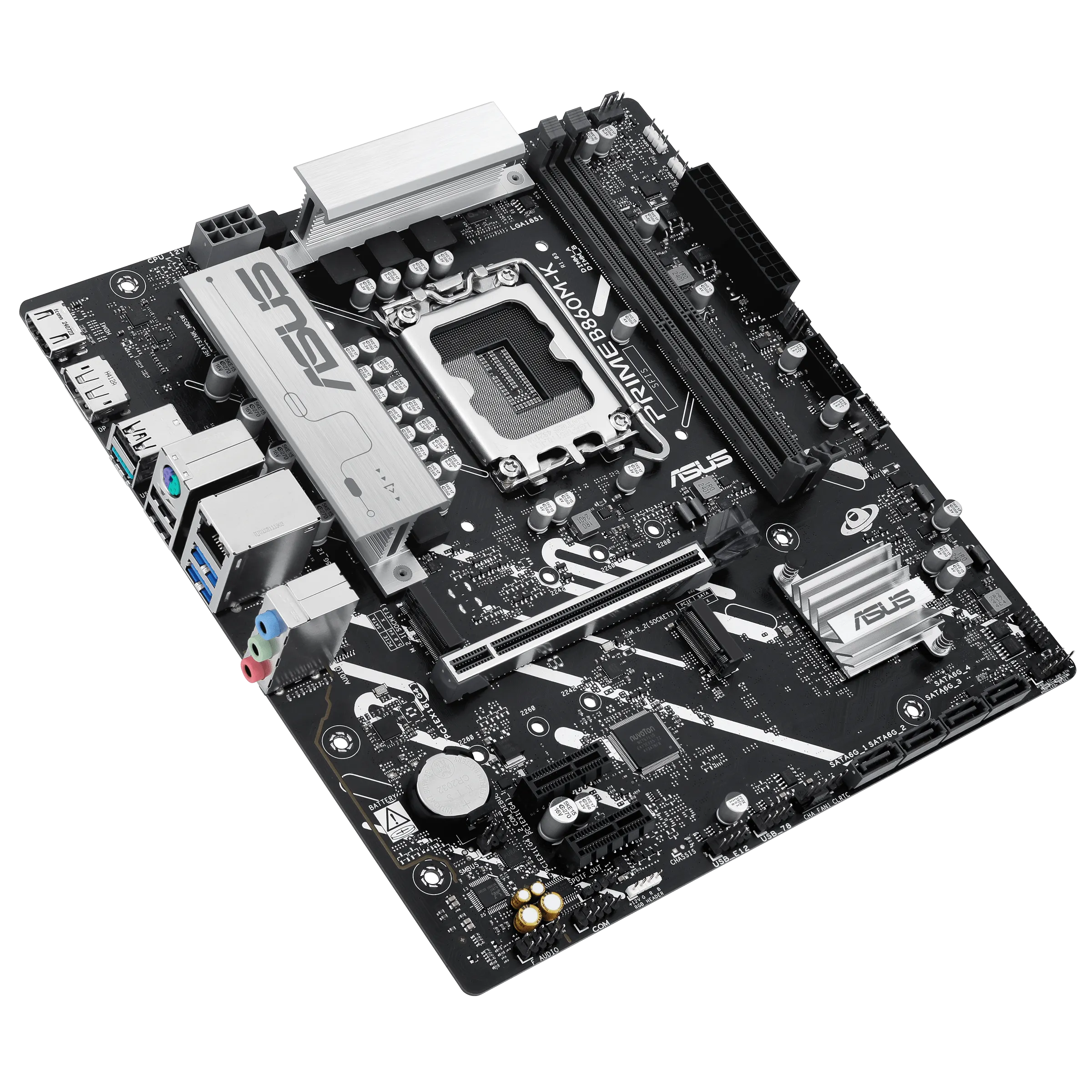 Материнская плата Asus PRIME B860M-K [LGA 1851, Intel B860, 2xDDR 5, 2xM.2, 1xPCI-E x16, Micro-ATX]