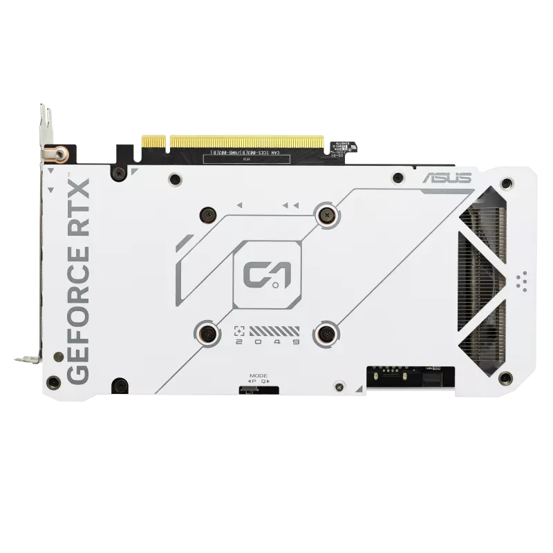 Видеокарта Asus DUAL RTX 4060 OC (DUAL-RTX4060-O8G-EVO-WHITE) [8 ГБ, GDDR6, 128 бит, HDMI, DisplayPort (3 шт)]