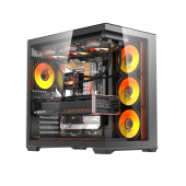 Корпус darkFlash C280 (DF-C280-EATX-BK) [Midi Tower, 7 x 120 мм ARGB, Черный]