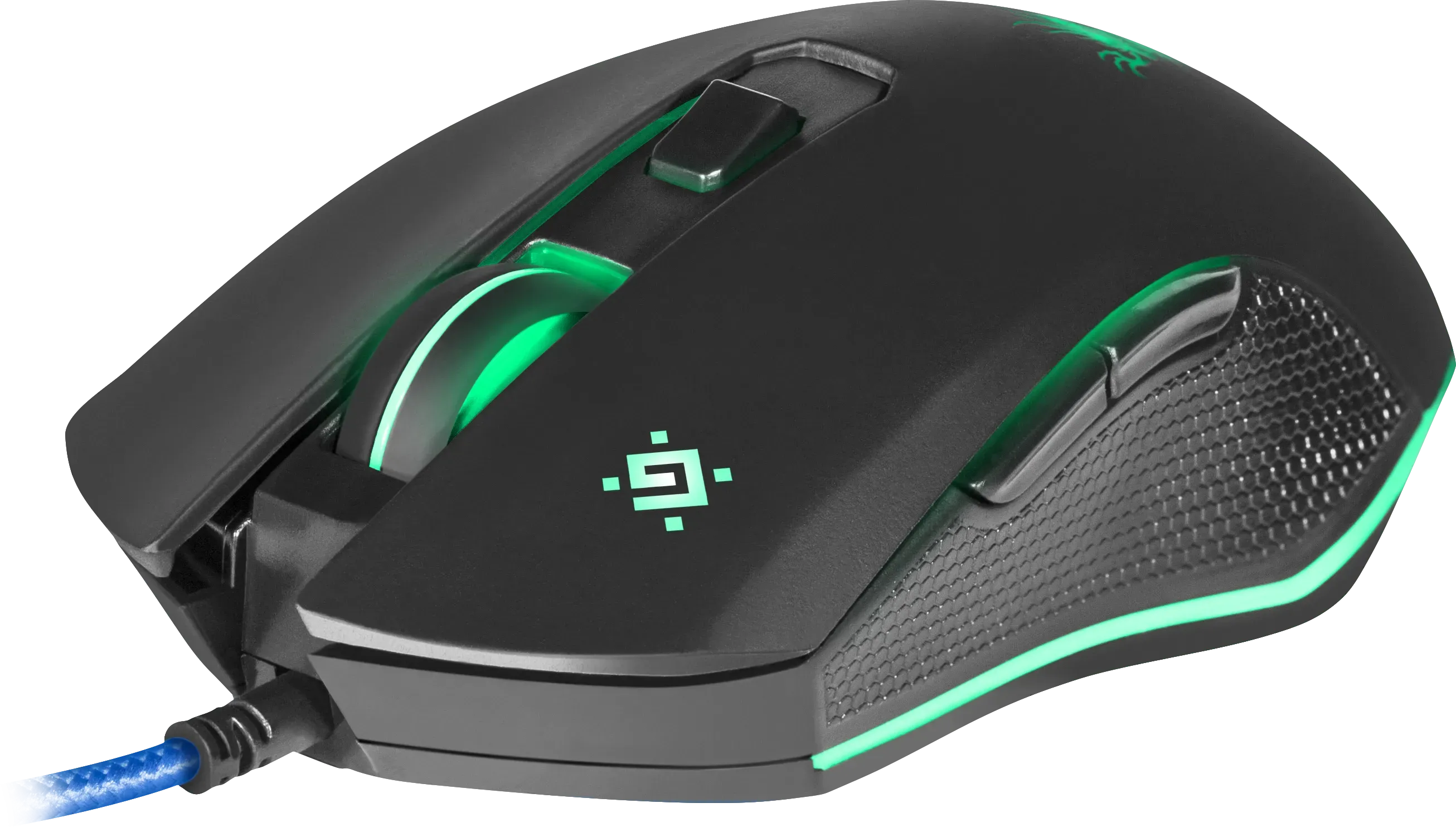 Мышь Defender Sky Dragon GM-090L (52090) [проводная, светодиодная, 3200 DPI, подсветка, черная]