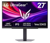 Монитор LG UltraGear (27G810A-B.ARUZ) [27", IPS, 3840x2160, 180 Гц, 1 мс, HDMI, DisplayPort]