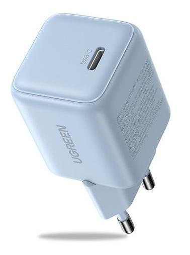 Зарядное устройство UGREEN X513 30W 1C GaN Fast Charger, голубой, 65010
