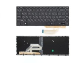 Клавиатура для ноутбука HP ProBook 430 G5/ 440 G5, RU, подсветка, рамка, черная