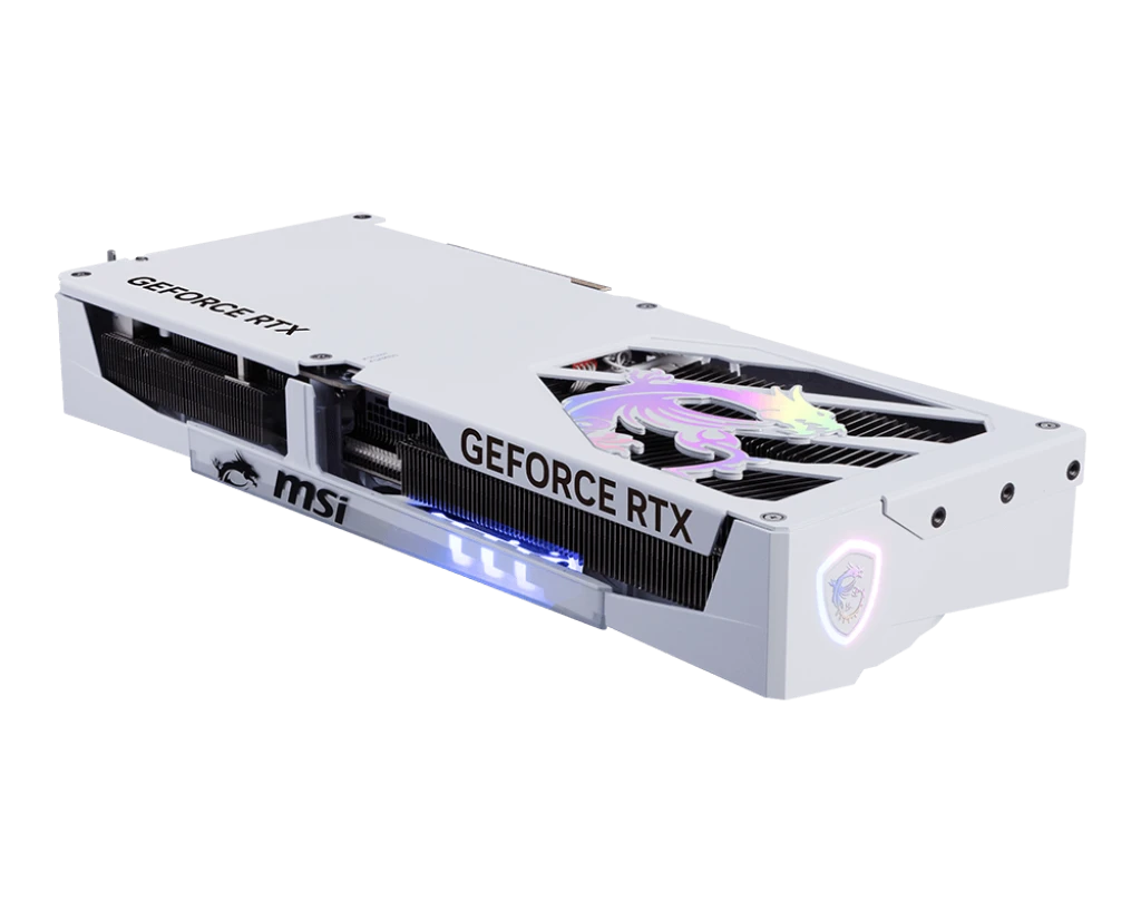 Видеокарта MSI GeForce RTX 5070 Ti 16G GAMING TRIO OC WHITE (G507T-16GTCW) [16 ГБ, GDDR7, 256 бит, HDMI, DisplayPort (3 шт)]