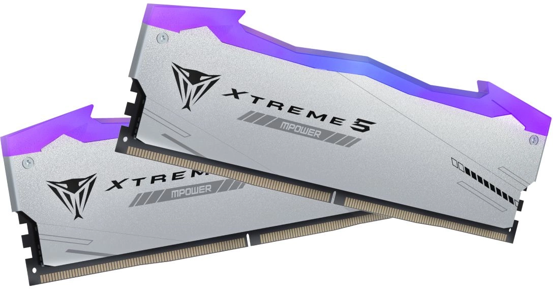 Комплект оперативной памяти Patriot Viper Xtreme 5 RGB MPOWER (PVXR532G60C30KM) [32 ГБ, DDR 5, 6000 МГц, 1.35 В, подсветка, KIT]