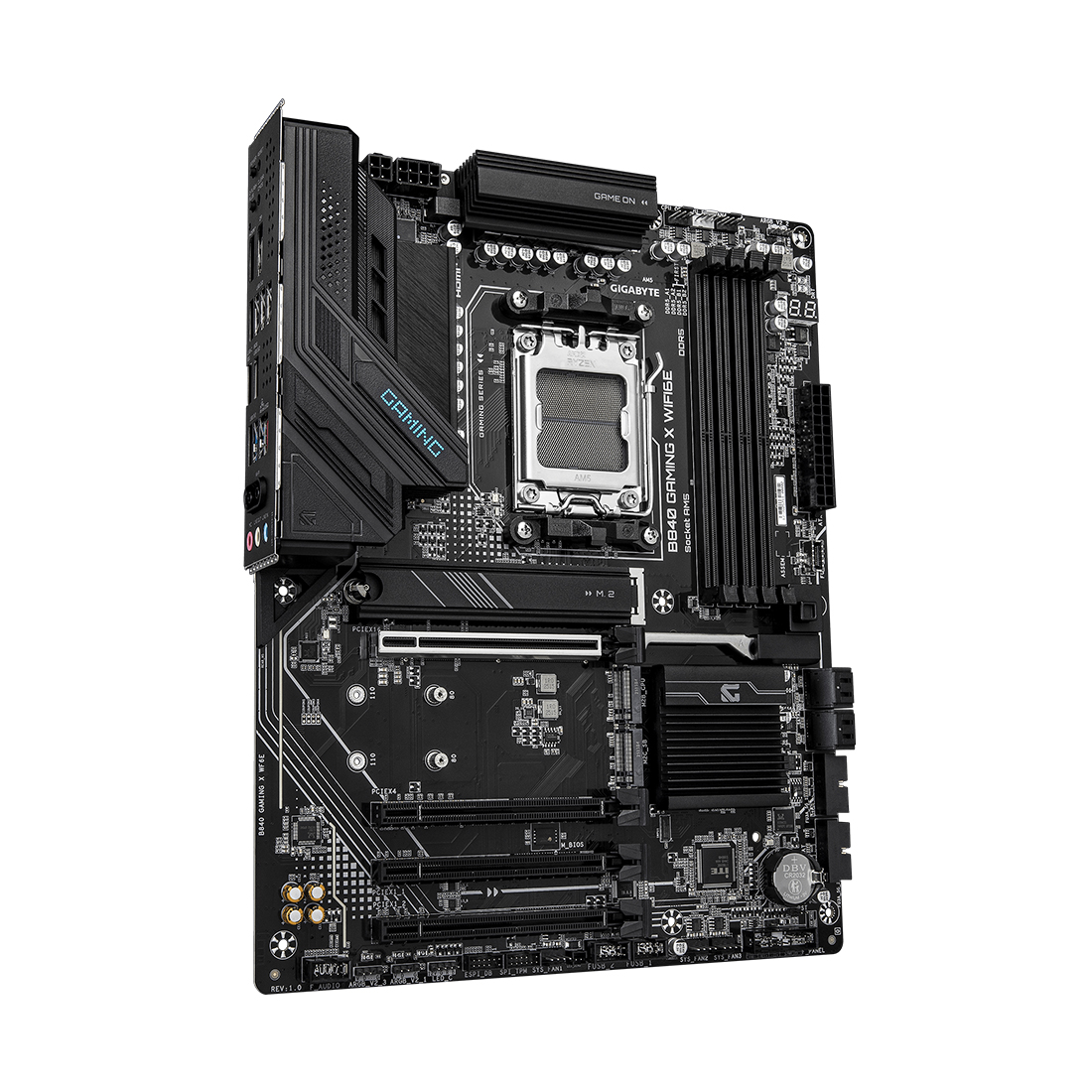 Материнская плата Gigabyte B840 GAMING X WIFI6E [AM5, AMD B840, 4xDDR 5, 3xM.2, 4xPCI-E x16, Standard-ATX]
