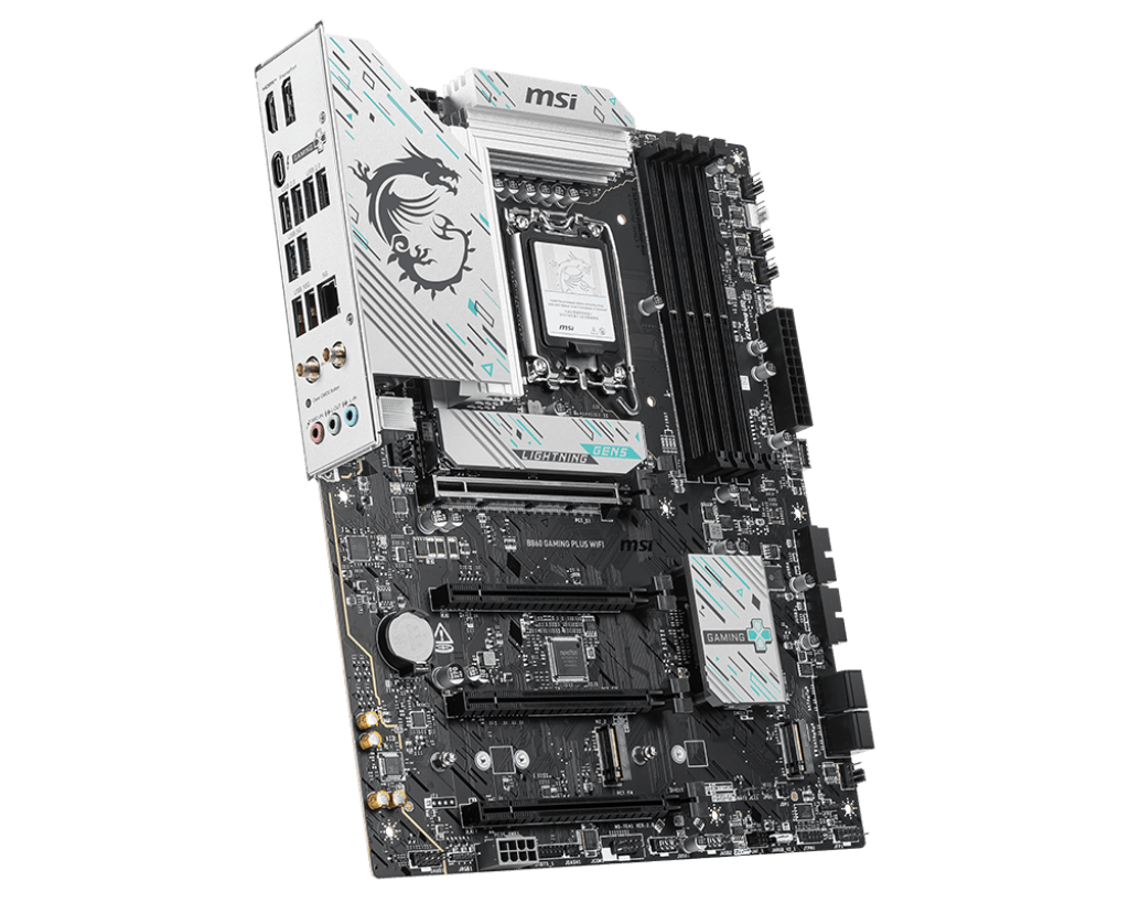 Материнская плата MSI B860 GAMING PLUS WIFI LGA1851 4xDDR5 4xSATA3 RAID 3xM.2 HDMI DP Type-C ATX
