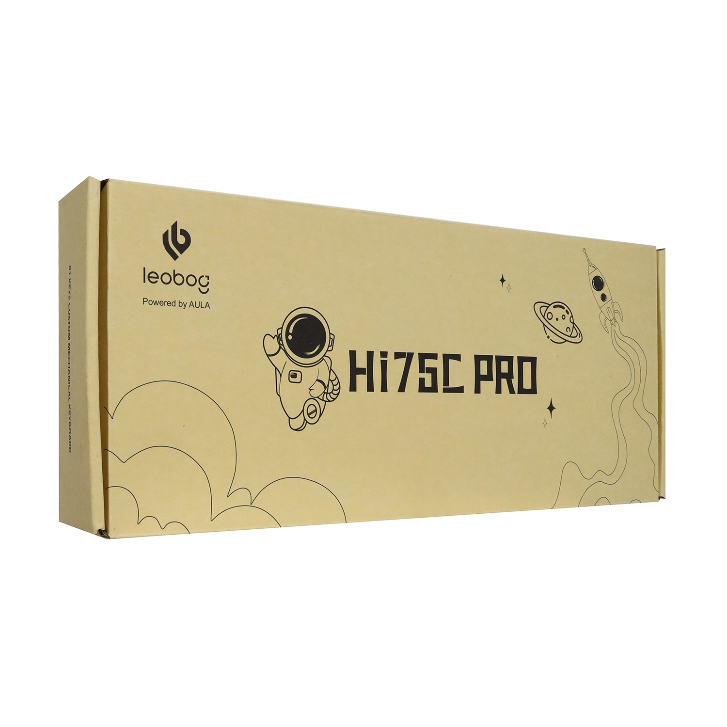 Клавиатура Aula Hi75C Pro [механическая, проводная + беспроводная, RGB подсветка, белая]