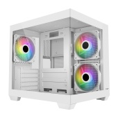 Корпус FSP S140-WA [SFF, 3x 120 мм, белый]