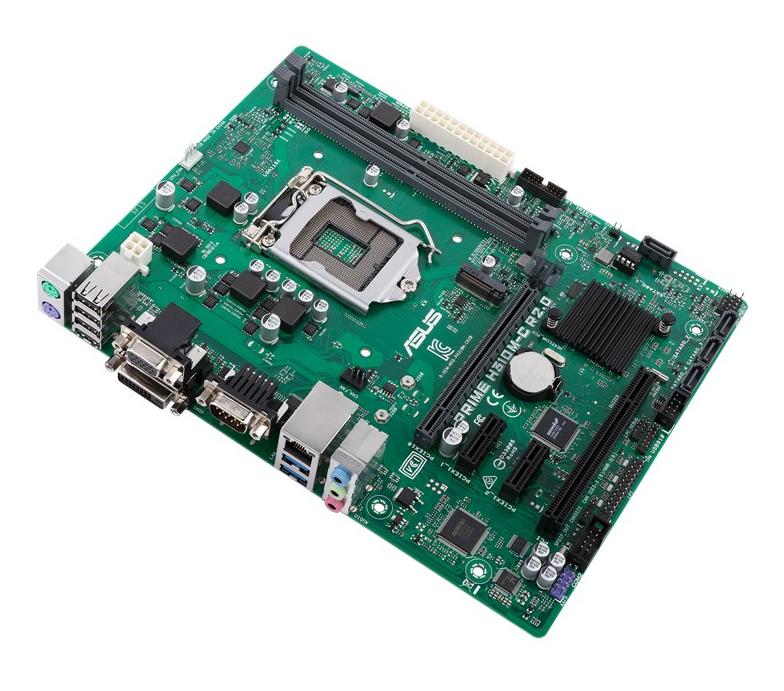 Материнская плата Asus Prime H310M-C R2.0 LGA1151, 2XDDR4 2666/2400/2133MHZ, 4XSATA3,1XM.2, COM MATX 