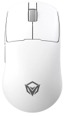 Мышь MeeTion GW40 (MT-GW40-B WH+Gray) [проводная + беспроводная, светодиодная, 7200 DPI, 1000 Гц, белый]