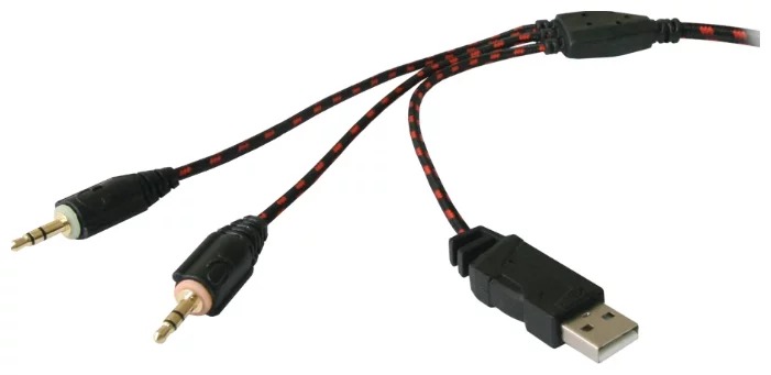 Игровая гарнитура, Redragon Ridley красный + черный - купить в интернет-магазине Forcecom.kz Игровая гарнитура, Redragon Ridley красный + черный