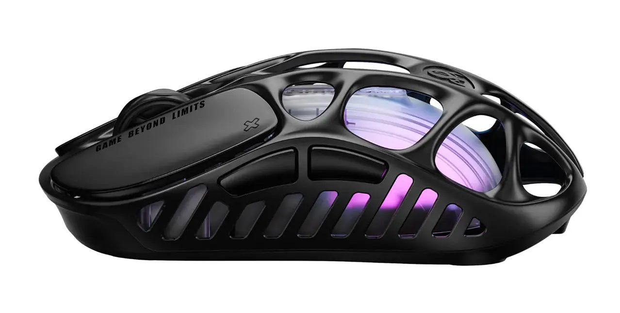 Мышь Gravastar Mercury X Pro 8K [беспроводная, светодиодная, 32000 DPI, 8000 Гц подсветка, черная]