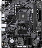 Материнская плата Gigabyte A520M S2HP [AM4, AMD A520, 2xDDR 4, 1xM.2, 1xPCI-E x16, Micro-ATX]
