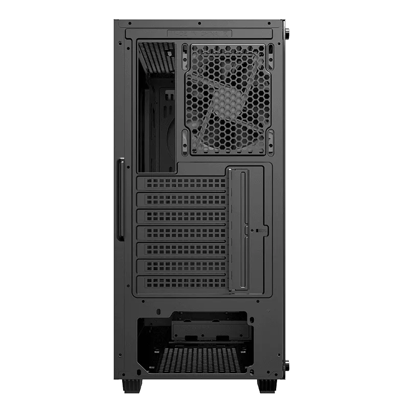 Корпус GameMax Fortress TG (1126-3602R0022) [Midi Tower, 1 x 120x120 мм, черный]