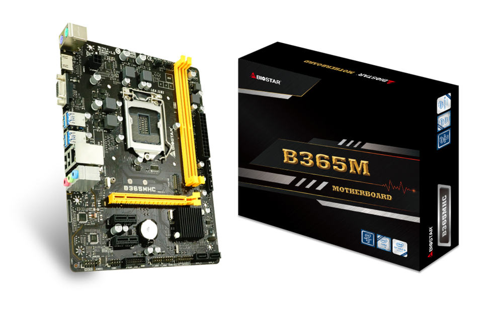 Материнская плата Biostar B365MHC [LGA 1151 v2, B365, 2xDDR 4, 1xM.2, 1xPCI-E x16, Micro-ATX]