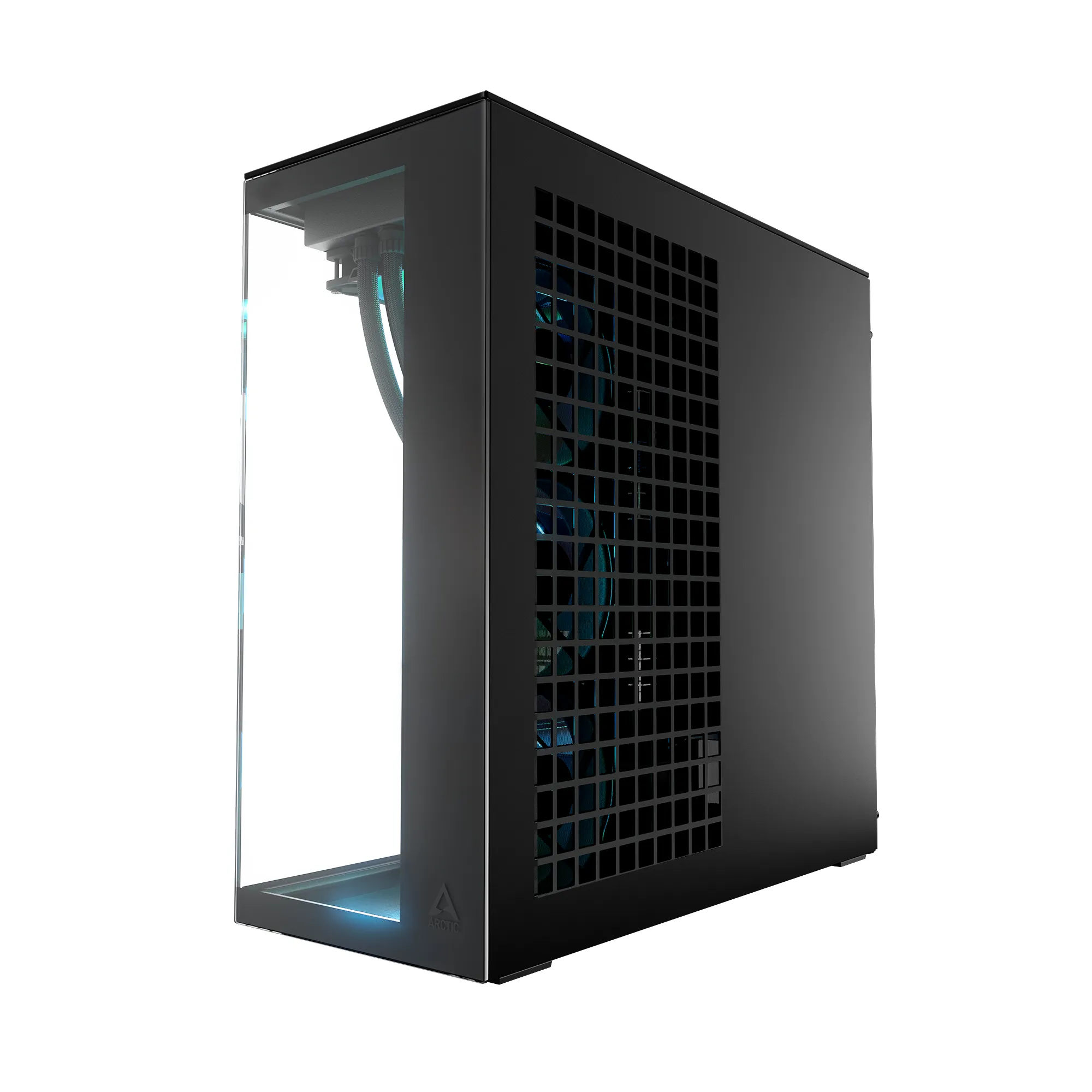 Корпус Arctic Xtender Black(Clear Glass) (ACPCC00023A) [Full Tower, 2×120 мм + 3×140 мм A-RGB, Черный]