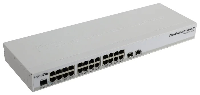 Коммутатор MikroTik CRS326-24G-2S+RM
