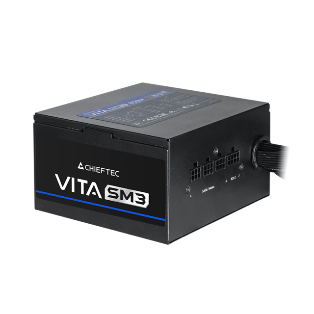 Блок питания Chieftec VITA SM3 (BPX-750-C) [750 Вт, 80 PLUS Bronze, 6x SATA, 1 x 16 pin (12VHPWR), 2 x 6+2 pin PCIe, 2x 4+4 pin CPU, EPS12V, ATX]