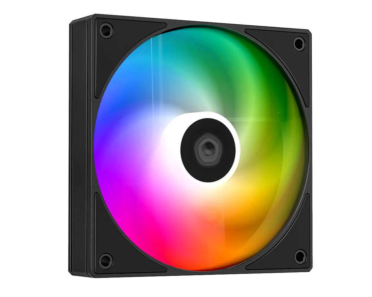 Вентилятор для корпуса ID-Cooling AS-120-ARGB-KR [120 мм, 2000 об/мин, 53 CFM, 28 дБ, PWM]