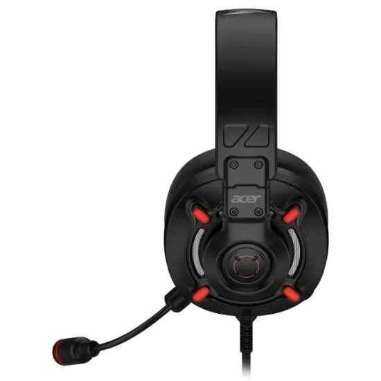 Гарнитура Acer OHW306 Nitro (ZL.HDSEE.00E), Черный Garnitura 32 Ohm, 20-20000Hz, 102dB, 2.1m cable, Virtual 7.1, black