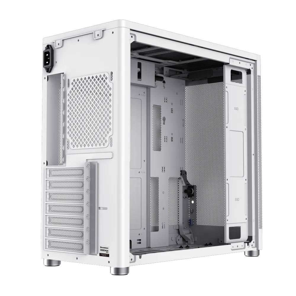 Корпус GameMax MESH BOX PRO White (1125-2001R0068) [Midi Tower, 2 x 140x140 мм, белый]