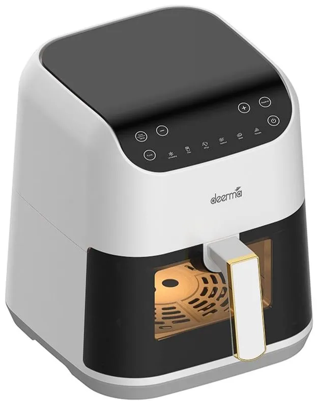 Фритюрница Deerma air fryer DEM-KZ130W Черный / белый