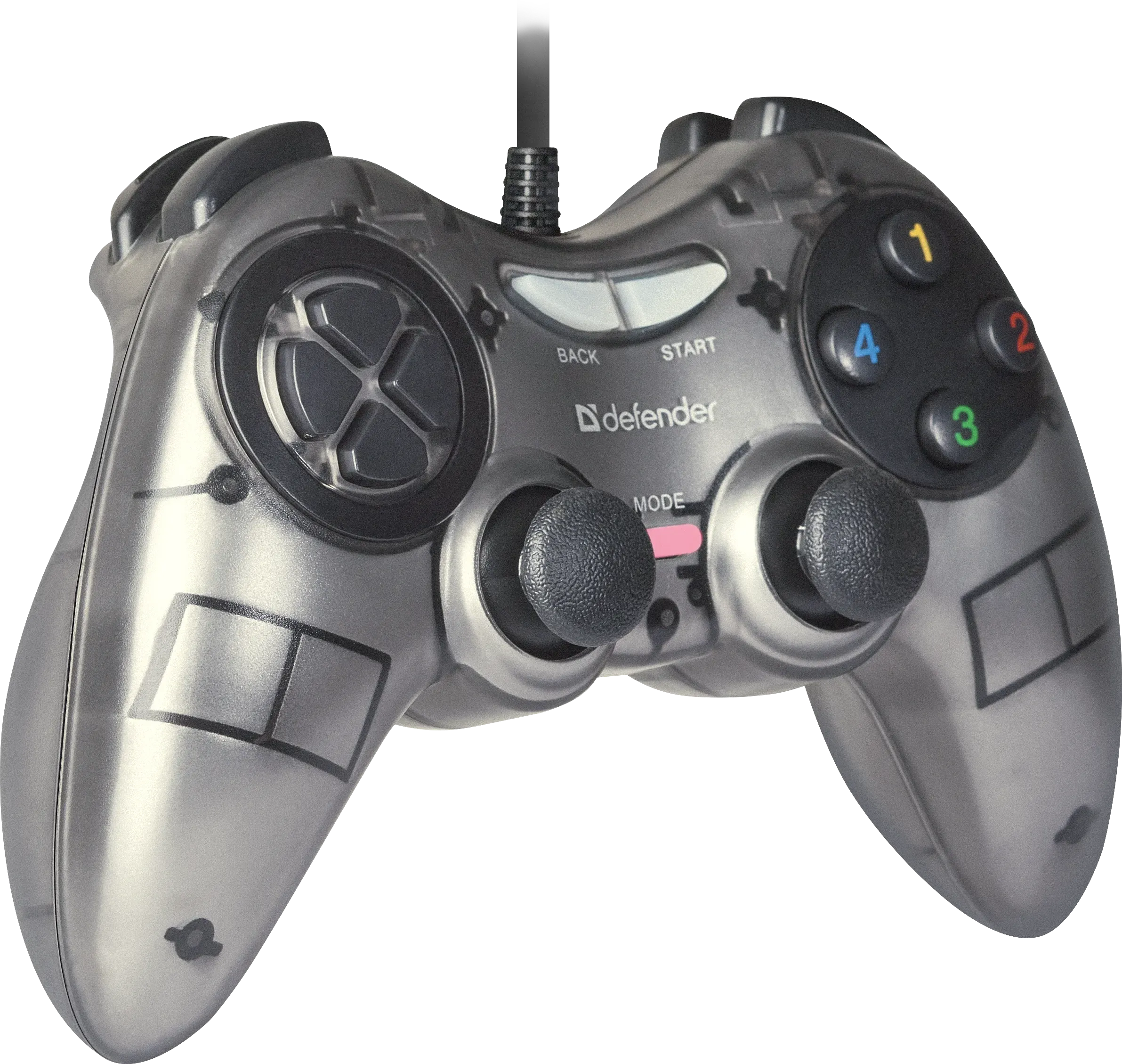 Геймпад проводной Defender Zoom (64244) USB Xinput, 10 кнопок, 2 стика