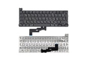 Клавиатура для ноутбука Apple MacBook PRO A2338, RU, вертикальный Enter, черная