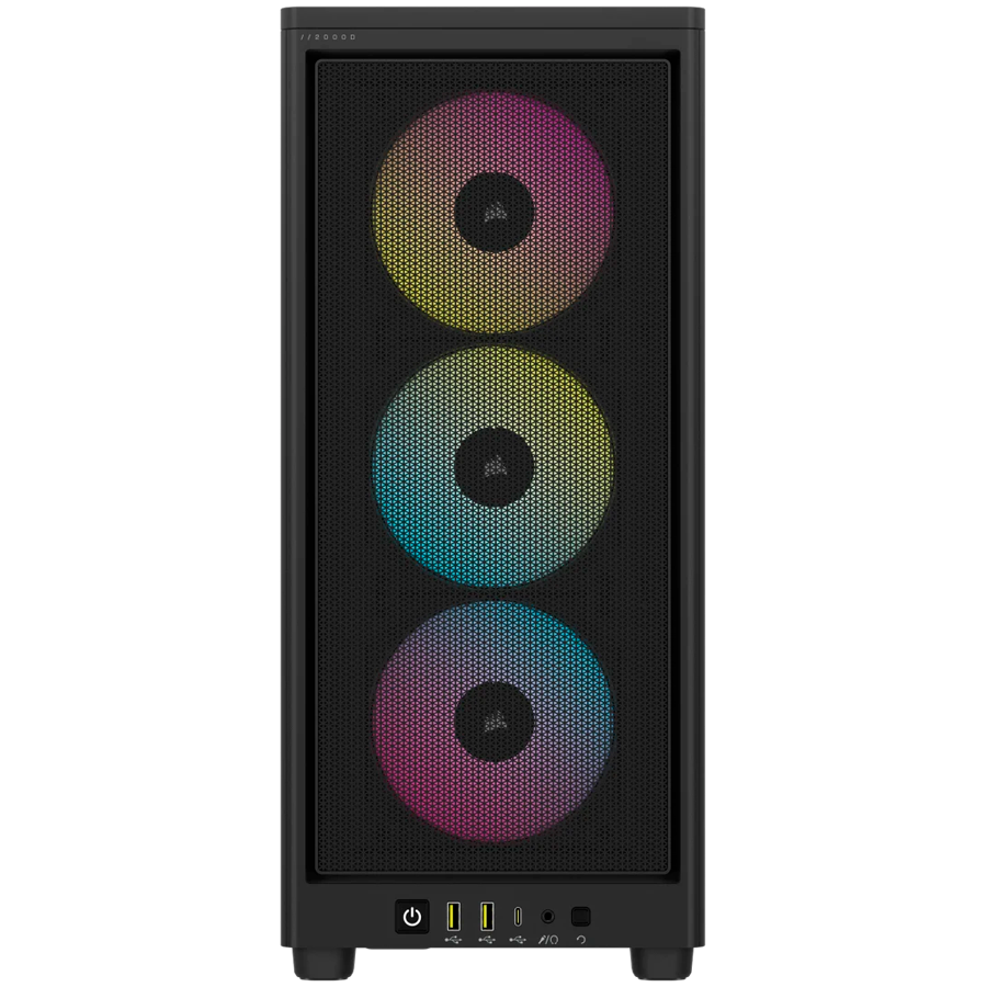 Корпус CORSAIR CC-9011246-WW Corsair iCUE 2000D RGB AIRFLOW  – Black - купить в интернет-магазине Forcecom.kz Корпус CORSAIR CC-9011246-WW Corsair iCUE 2000D RGB AIRFLOW  – Black