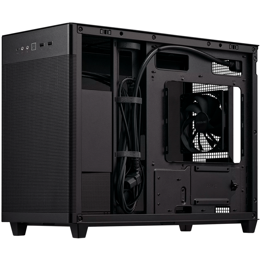 Корпус Asus Prime AP201 (90DC00G0-B39000) [Mini Tower, 1 x 120 мм, черный]