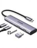 HUB UGREEN CM473 (15395) USB-C To 2xUSB-A + 2xUSB-C 5Gbps