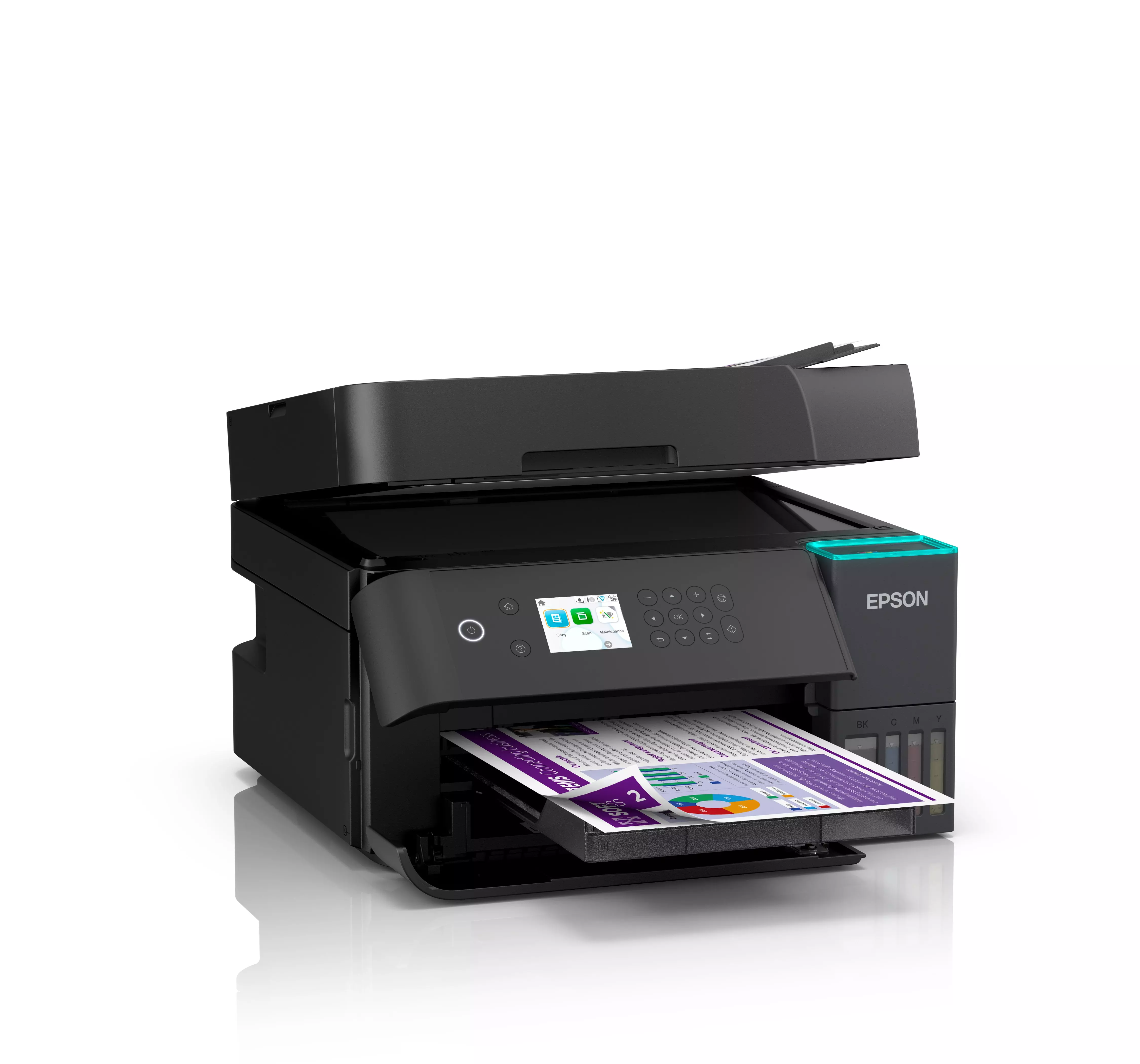 МФУ Epson L6370 (C11CL43405) [A4, струйный, цветной, СНПЧ, 4800 x 1200 DPI, Дуплекс, АПД, Ethernet (RJ-45), USB]