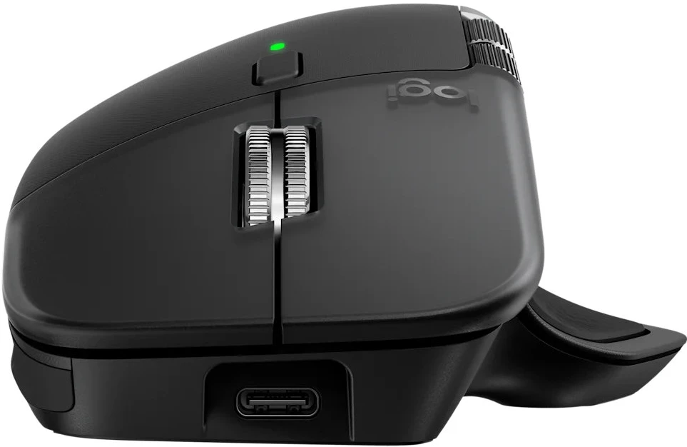 Мышь Logitech MX Master 4 (910-007562) [беспроводная, светодиодная, 8000 DPI, 1000 Гц, серый]