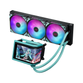 Система охлаждения Asus ROG RYUO IV 360 ARGB Hatsune Miku Edition [120 x 120 мм, 2650 об/мин, 39,6 дБ, 4 pin]