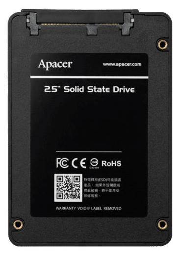 Твердотельный накопитель SSD Apacer Panther AS340 AP240GAS340G-1, [240 ГБ, 2.5" SATA III, чтение: 450 МБ/с, запись: 450 МБ/с, TLC]