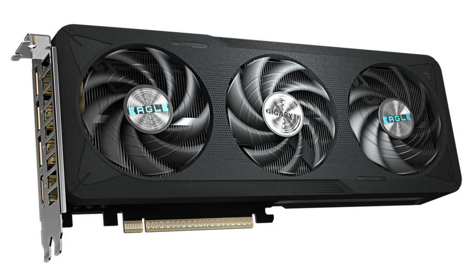 Видеокарта Gigabyte RTX 5060TI EAGLE MAX OC (GV-N5060TEAGLEMAX OC-8GD) [8 ГБ, GDDR7, 128 бит, HDMI, DisplayPort (3 шт)]