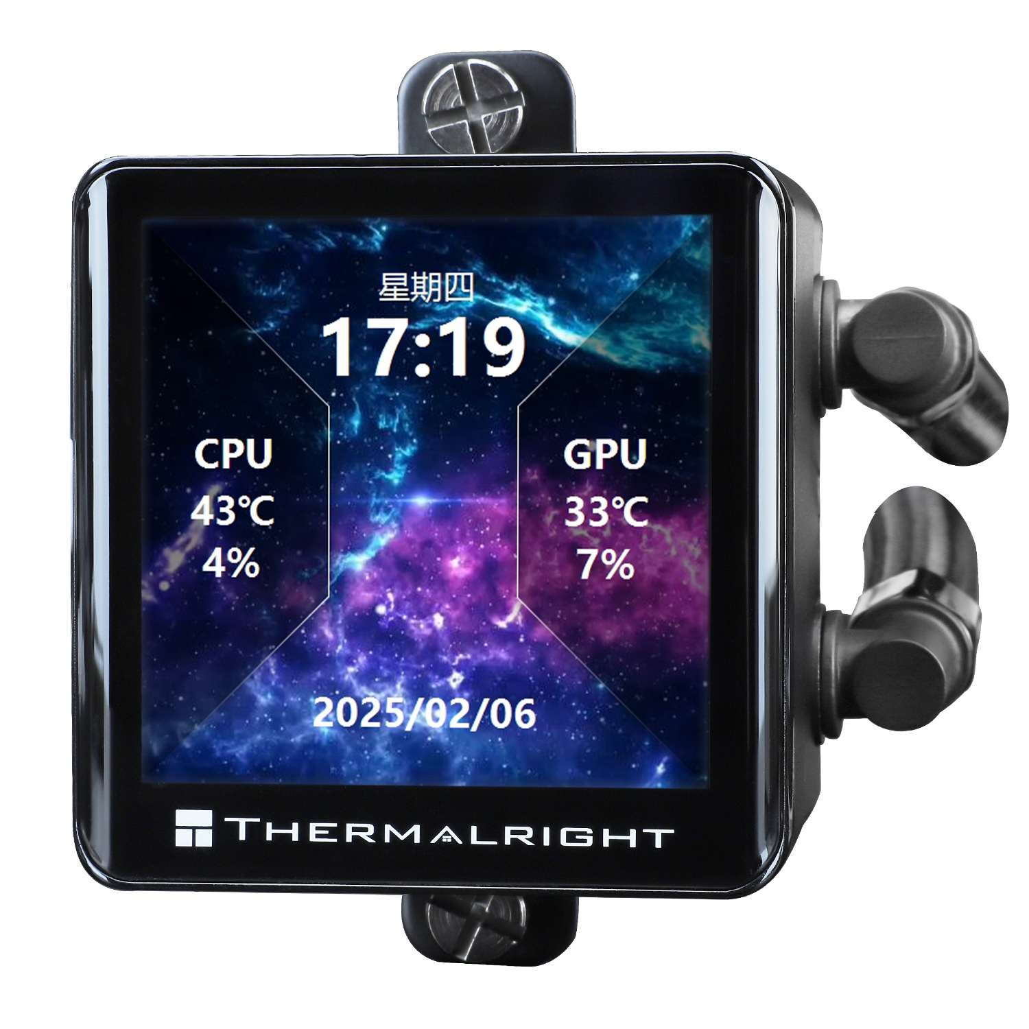Система охлаждения Thermalright Frozen Vision 360 ARGB BLACK V2 (TL-K12WB) [120 мм, 2150 об/мин, 27 дБА, 4 pin]