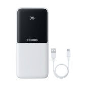 Портативный внешний аккумулятор Baseus Lipow 10000mAh 22.5W Белый (P10079101213-00)