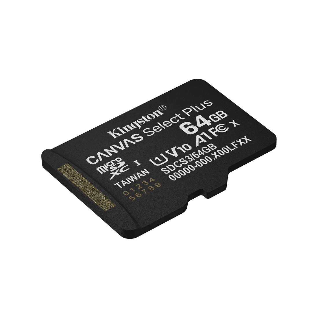 Карта памяти Kingston SDCS3/64GBSP Canvas Select Plus A1 U1 V10 64GB