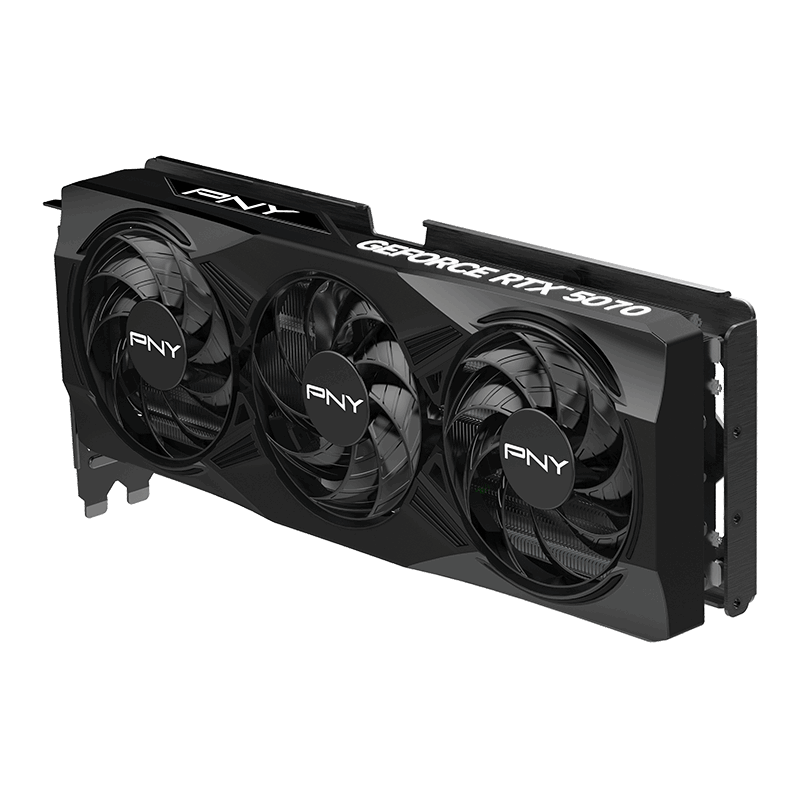 Видеокарта PNY GEFORCE RTX TM 5070 12GB Triple Fan (VCG507012TFXPB1) [12 ГБ, GDDR7, 192 бит, HDMI, DisplayPort (3 шт)]