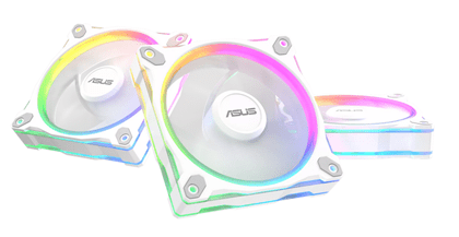 Комплект вентиляторов для корпуса Asus PRIME MR120 FAN ARGB REVERSE WHITE [120 мм, 1600 об/мин, 58 CFM, 23 dB, PWM]