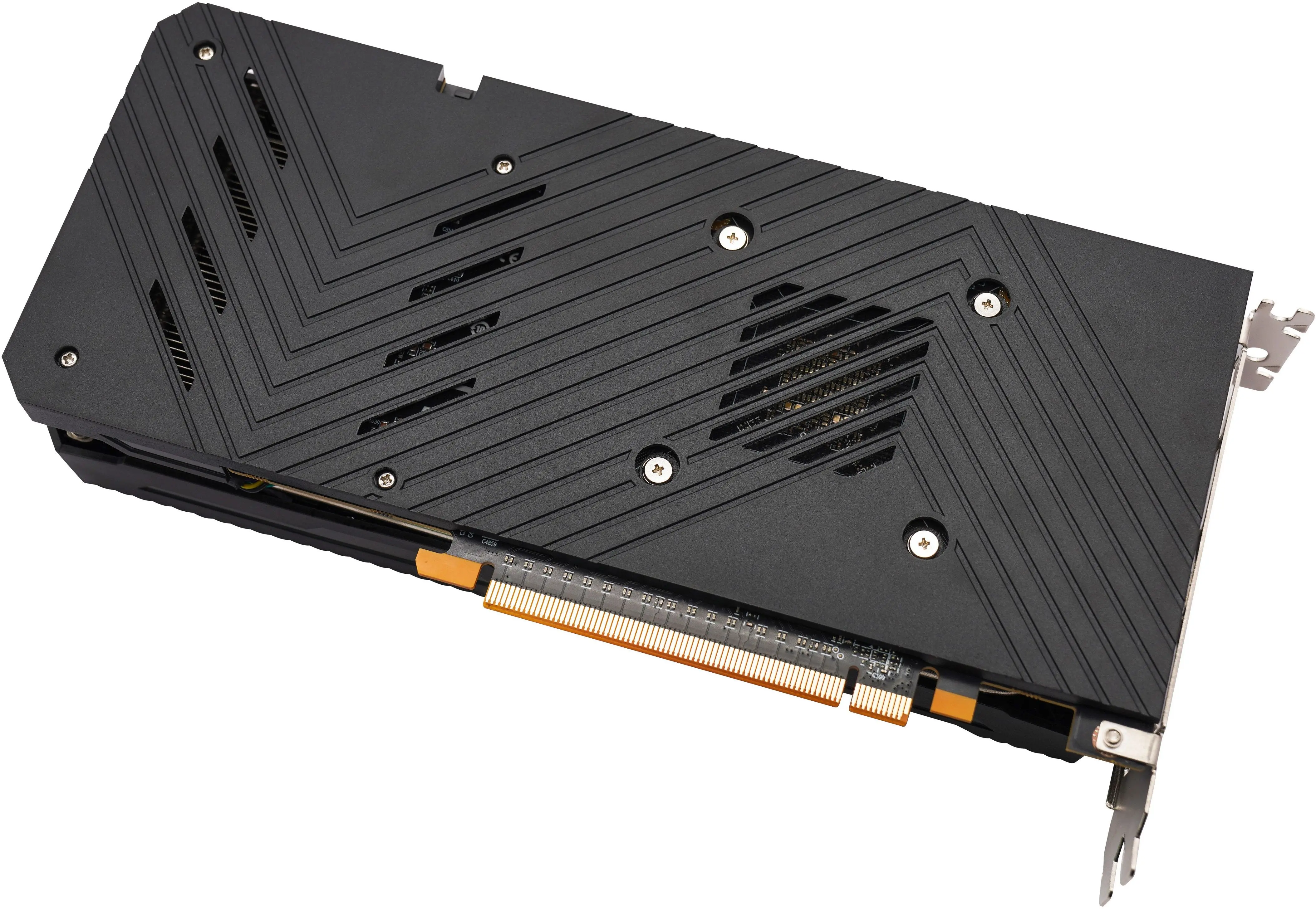 Видеокарта Afox RX 5700XT (AFRX5700XT-8GD6H6-V4) [8 ГБ, GDDR6, 256 бит, HDMI, DisplayPort (3 шт)]