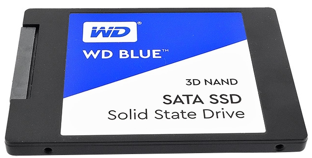 Твердотельный накопитель SSD, 1 TB, WD BLUE, WDS100T2B0A, SATA III ...
