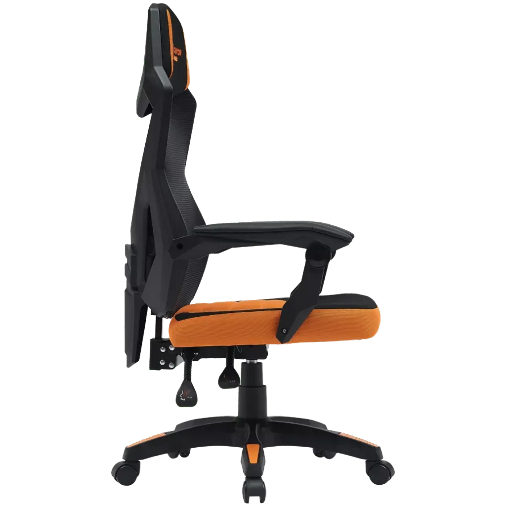 Игровое кресло CANYON  gaming chair Wave MCH02 Mesh (CNE-MCH02) черный + оранжевый