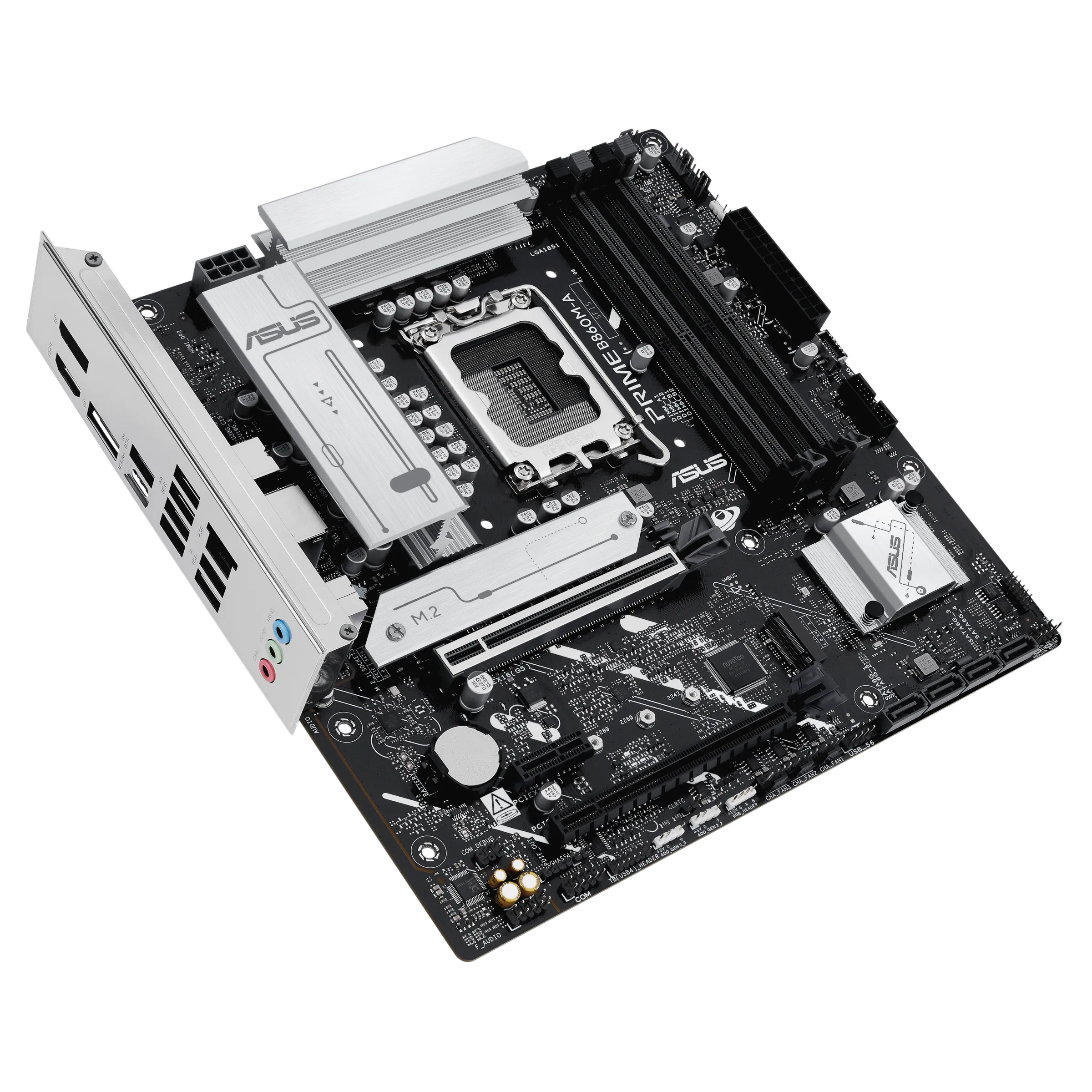 Материнская плата Asus PRIME B860M-A-CSM [LGA 1851, Intel B860, 2xDDR 5, 2xM.2, 2xPCI-E x16, Micro-ATX]